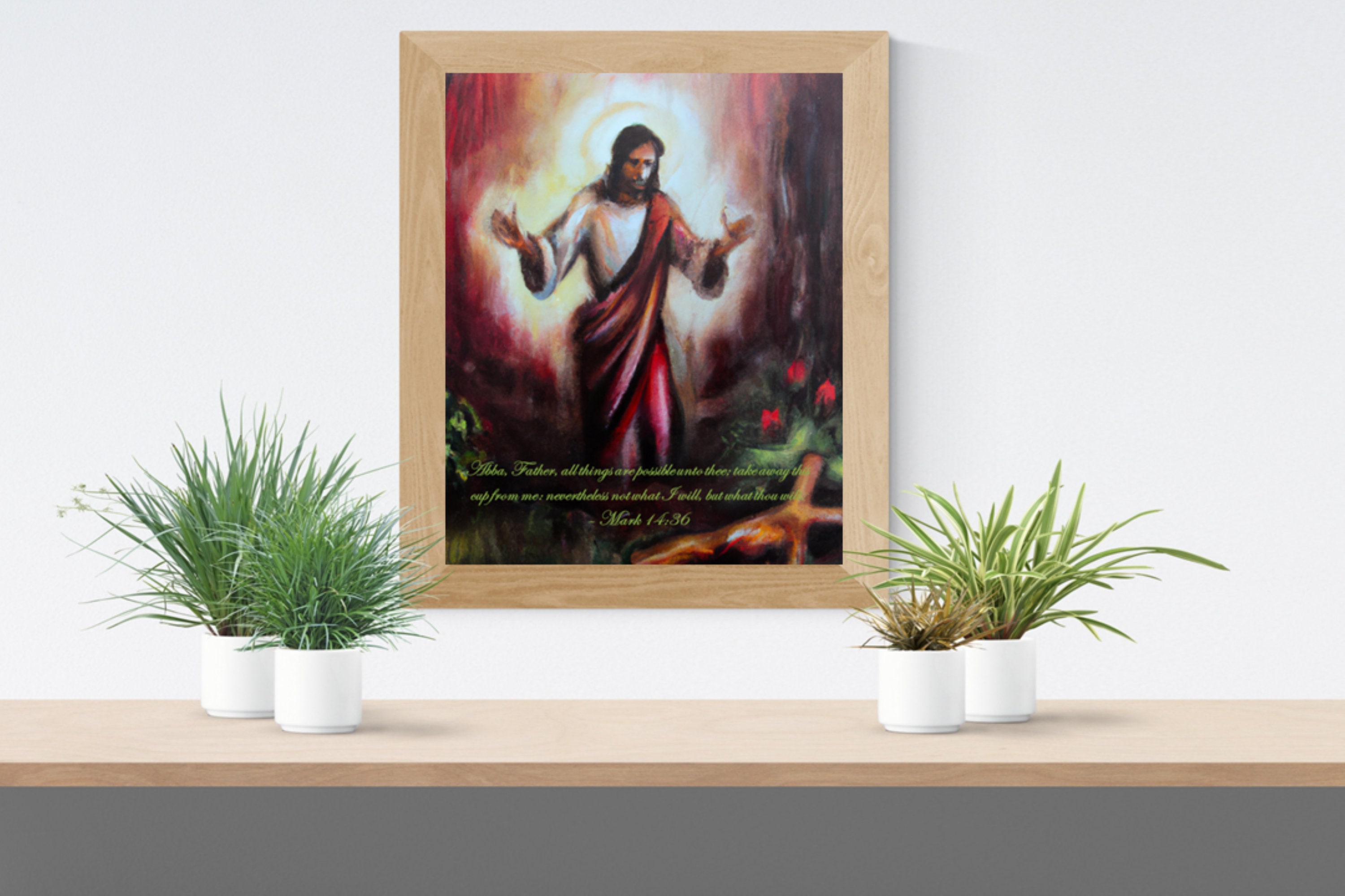 Jesus in the Garden of Gethsemane Printable Wall Art - Etsy