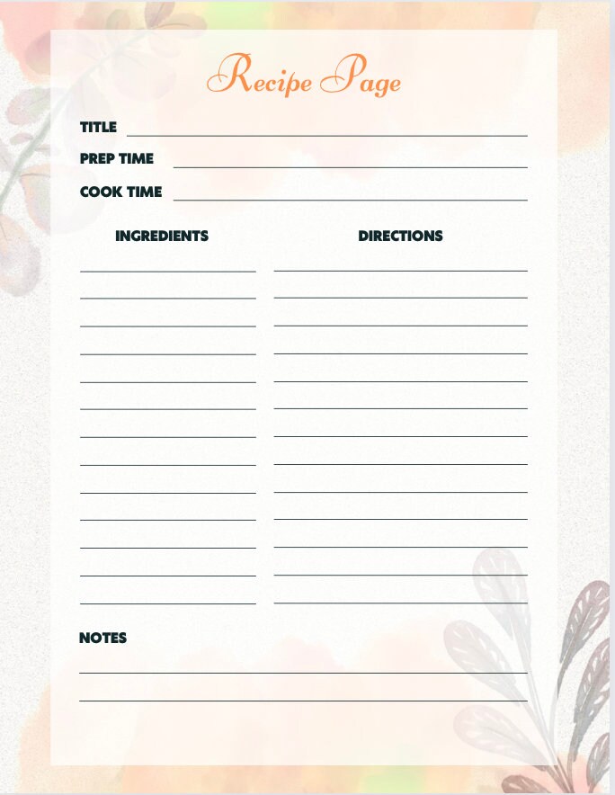 Meal Planner Printable Weekly Menu Organiser Grocery Shopping List ...