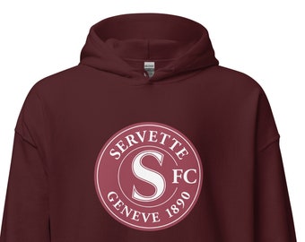 Servette Geneve Unisex Football Soccer Hoodie