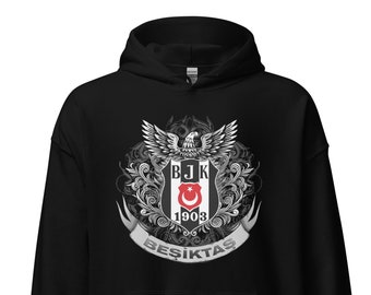 Besiktas Istanbul 1907 BJK Football Sweat à capuche unisexe