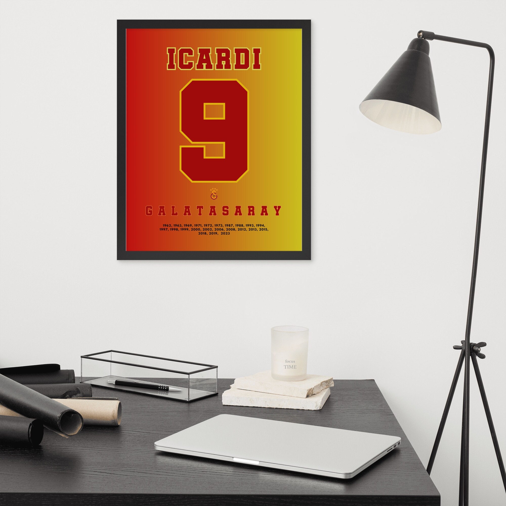 CHENZHGG Galatasaray SKfootball Leinwand-Kunstposter und Wandkunst, Bild,  modernes Familienschlafzimmerdekor, Poster, 30x45 cm, Ohne Rahmen