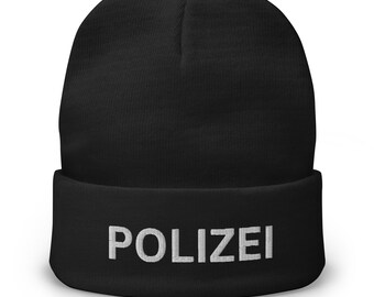 Polizei Beanie-Stirnband