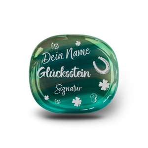 Glücksstein Taschenstein personalisiert, individuell, verschiedene Farben Bild 4