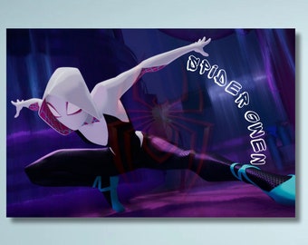 Spider Gwen Canvas Wall Art, Framed or Roll