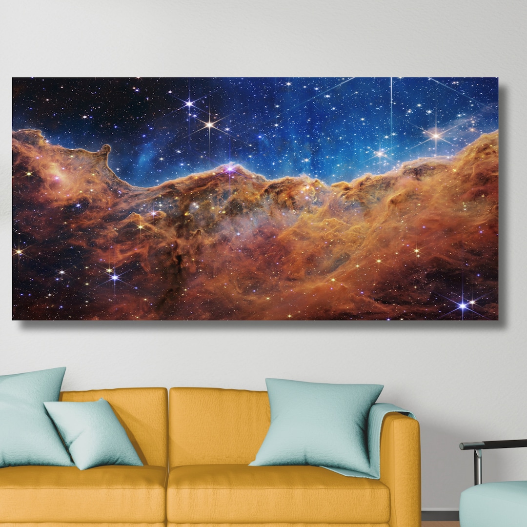 NASA Carina Nebula Deep Field James Webb Space Telescope Birth of Stars ...