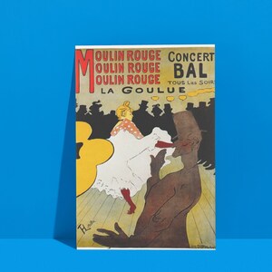 Moulin Rouge Lithographie Poster von Toulouse-Lautrec Leinwand Wand Kunst Vintage Wohnkultur Moulin Rouge Büro Wandbehang Dekor Giclée Druck