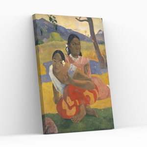 Paul Gauguin When Will You Marry Top Seller Painting Original Scan Artwork Reproduction Ready Wall Hanging Canvas Wall Art Poster,Roll,Panel