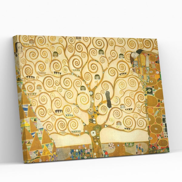 Klimt Tree of Life Panel Etsy