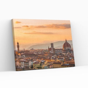 Florence Capital Italy Tuscany Region Ready Wall Hanging Modern Home Decor Kidsroom Gift Canvas Wall Art Painting Print Poster,Roll,Panel