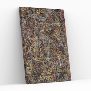 Jackson Pollock No.5 Abstract Expressionist Canvas Wall Art Painting