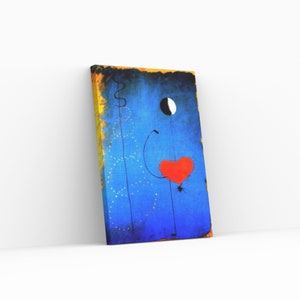 Dancer 1925 by Joan Miro Exhibition Surreal Painting Reproduction Ready to Hang Wall Hanging Print Decor Canvas Wall Art Poster,Roll,Panel