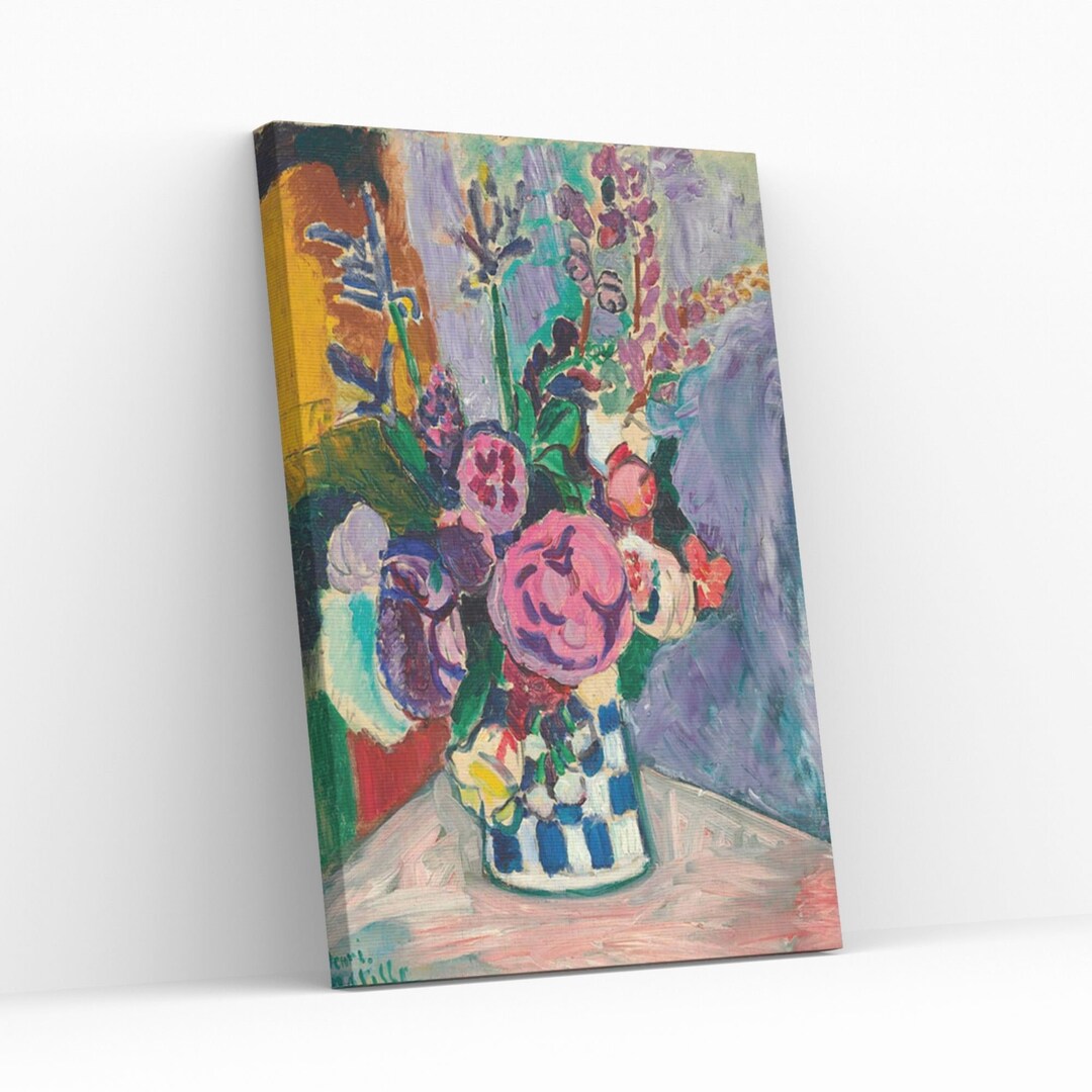KWAY Henri Matisse Leinwanddruck 'The Pink Studio' – 30x45 Cm, Moderner Wandschmuck Für Wohnzimmer & Schlafzimmer