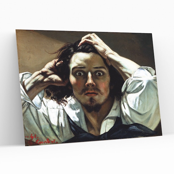 ギュスターヴ クールベ、絶望の男、Le Désespéré 1843、キャンバス