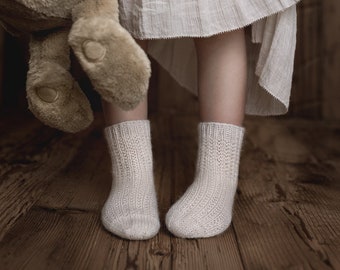 Rannikko Mini Socks Knitting Pattern Children's Knitted Socks PDF German