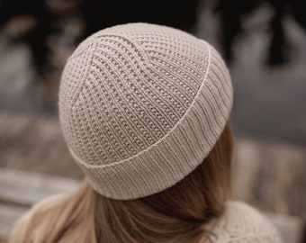 Rannikko Hat Knitting Pattern Knit Hat Women Children PDF German ENGLISH