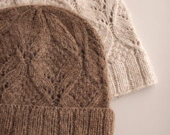 Ilu Hat Knitting Pattern Women's Knit Hat PDF German ENGLISH