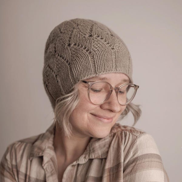 Linur Hat Knitting Pattern Knit Hat Women Children PDF German ENGLISH