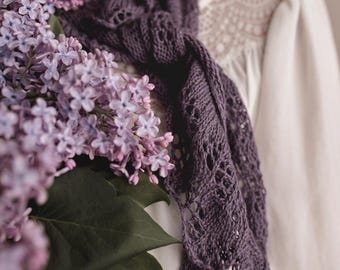 Lilla Scarf knitting pattern scarf PDF German ENGLISH