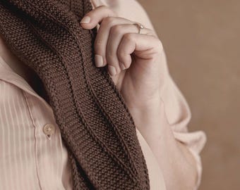 Pilina Scarf Knitting Pattern Shawl Mini Scarf Design Download PDF Pattern German English