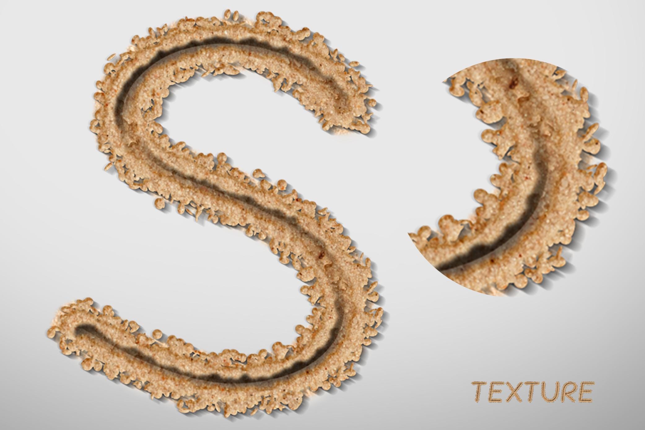 Sand Typeface Sand Writing Font