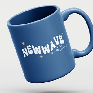 Glasses beautifully designed with new wave fonts