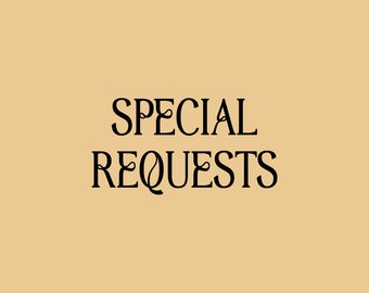 Special Requests Add-on