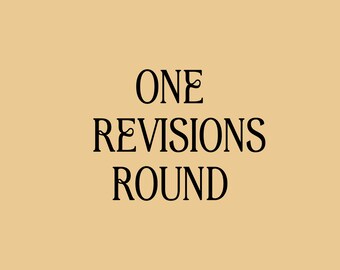 One Round of Revisions Add-on