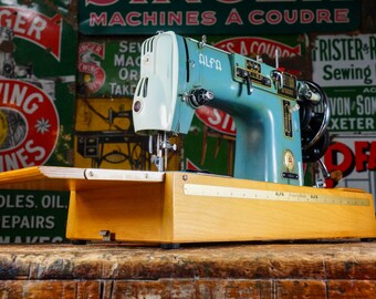 Máquina de coser semiindustrial manual Alfa 103 Sailmaker para trabajos pesados