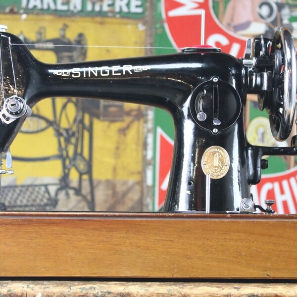 Singer Hand Crank Leather Sewing Machine Etsy