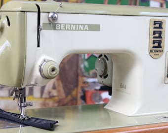 Swiss Made Bernina 644 Heavy Duty Semi Industrial Metal Sewing Machine