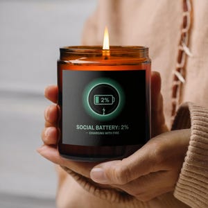Personalized Scented Candle, Custom Soy Candle, Coconut Apricot Wax Candle, Unique Gift Candle, Handmade Scented Candle