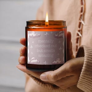 Custom Scented Soy Candle, Personalized Candle, Coconut Apricot Wax Candle, Scented Candle Gift, Unique Candle, Custom Soy Candle, Candle