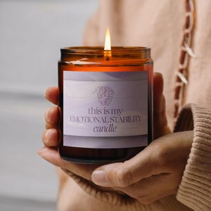 Custom Scented Soy Candle, Coconut Apricot Wax Candle, Personalized Candle Gift, Unique Home Decor Candle, Aromatherapy Candle Gift