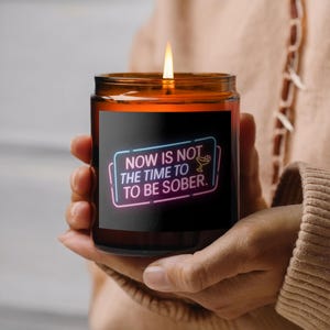 Custom Scented Candle, Personalized Candle, Coconut Apricot Wax Candle, Scented Soy Candle, Unique Soy Candle Gift, Aromatherapy Candle