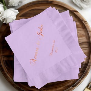 Custom Wedding Napkins, Personalized Party Napkins, Elegant Reception Napkins, Fancy Napkins for Wedding, Wedding Decor Napkins