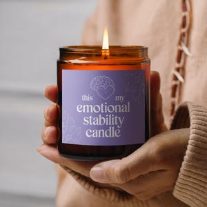 Custom Scented Candle, Personalized Soy Candle, Coconut Apricot Wax Candle, Unique Candle Gift, Custom Message Candle