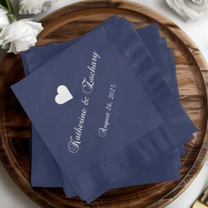 Custom wedding napkins, personalized event napkins, elegant wedding decor, custom printed napkins, wedding reception napkins, party supplies