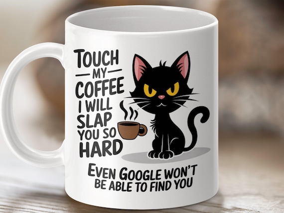 Tasse Chat Maman Tasse « Cat Mama » - Cadeau Pour Maman - 400 Ml - Rose Avec Motif Chat - Céramique Haut De Gamme Tasse Céramique Chat