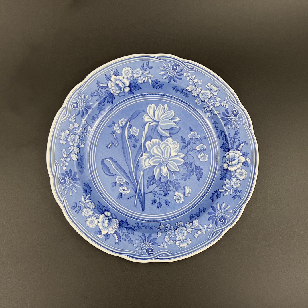 Spode Botanical Dinner Plate, Spode Blue Room Georgian Dinner Plate ...