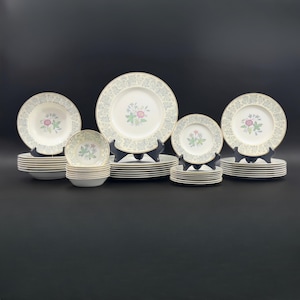 Wedgwood Wildflower Bone China: Mid-Century Dinnerware Sets