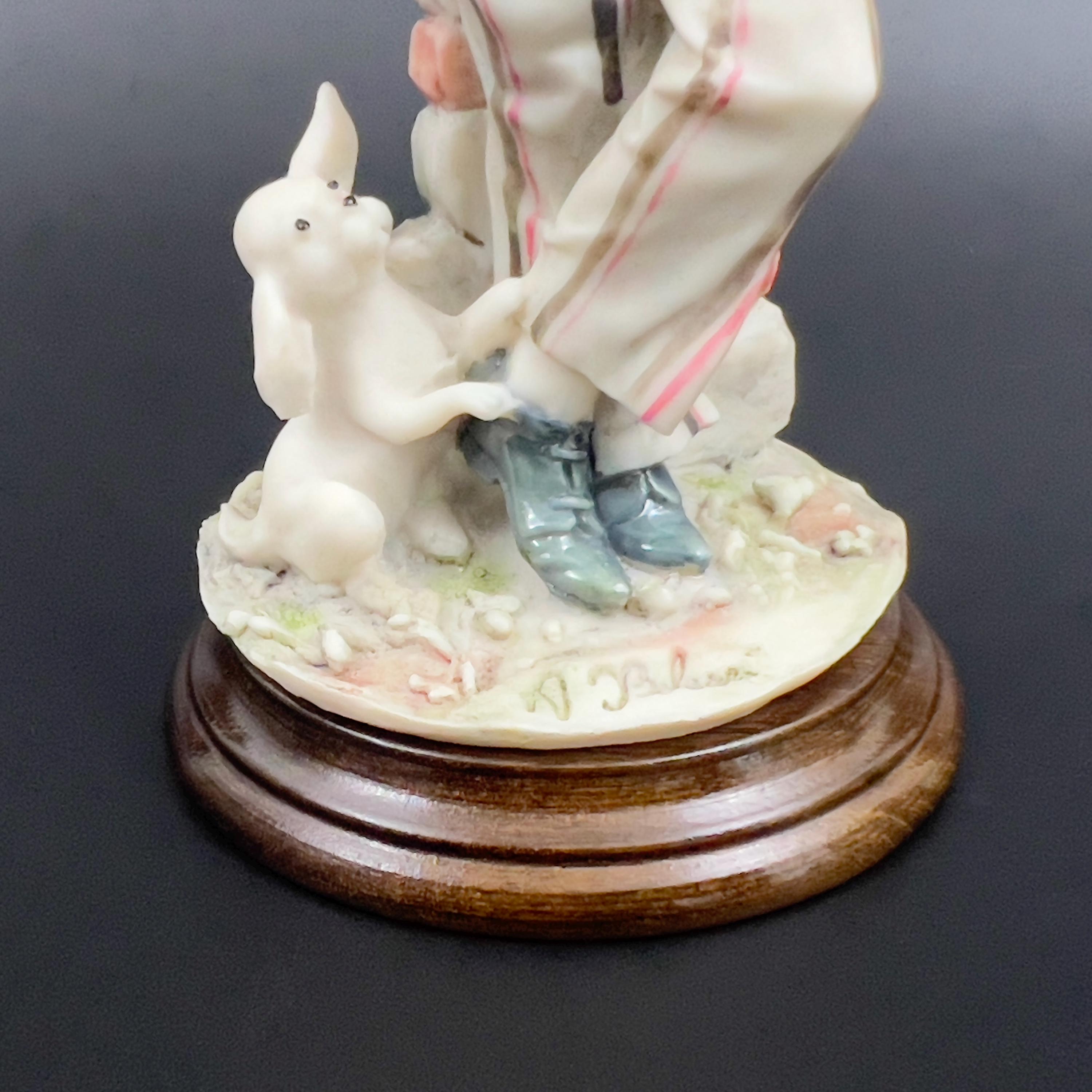 Vintage Figurine Made in Italy by A. Belcari, Young Adult