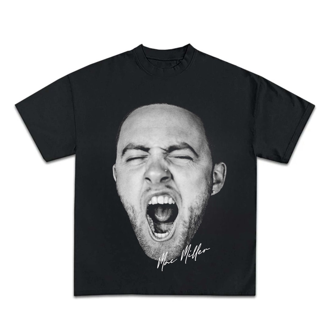 MAC MILLER TSHIRT Rare Rap Tee Malcolm Mccormick Pittsburgh Concert Merch Swimming Circles Hip