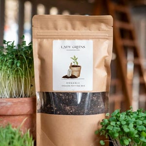 Organic Potting Soil – Indoor Microgreens, Vegetable & Plants