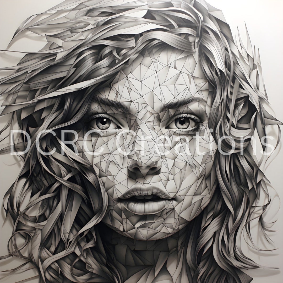 Line Drawing Digital Art Print/line Drawing/line Drawing Etsy