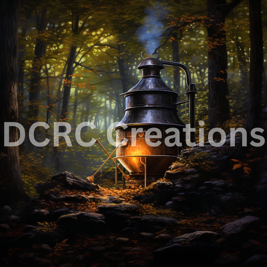 Moonshine Still Digital Print/moonshine/bar Decor/moonshine Etsy
