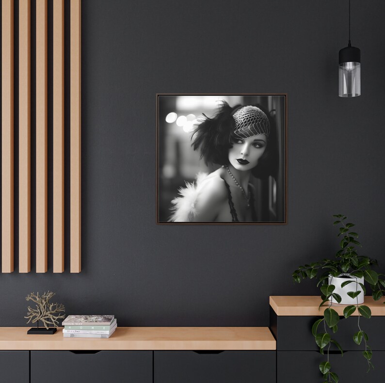 Black and White 1920s Flapper Photo Digital Print/1920's Photo/vintage ...