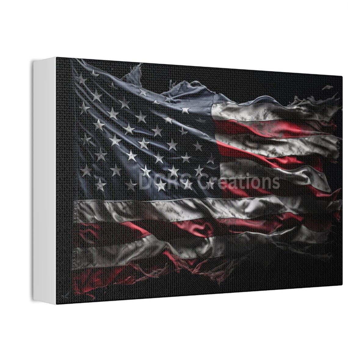 Distressed American Flag, Instant Download, Red,white and Blue, Frayed ...