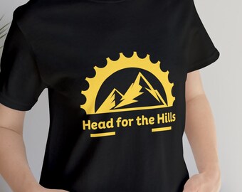 Camiseta informal divertida para ciclistas de montaña