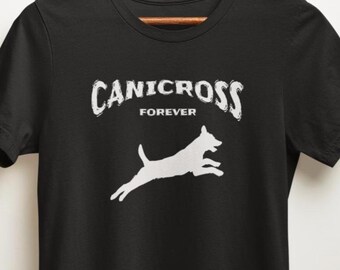 Canicross Runner T-Shirt: Dog Lovers Athletic Wear