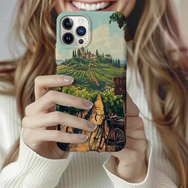 Vineyard Landscape Phone Case; Wine Phone Case; Grapes;  iPhone Phone Case; Samsung Cover; Iphone 15 phone case ; Iphone 14 phone case